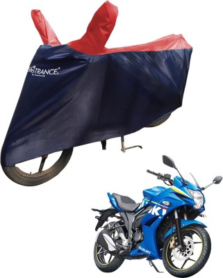 MOTOTRANCE Two Wheeler Cover for Suzuki(Gixxer SF, Red, Blue)