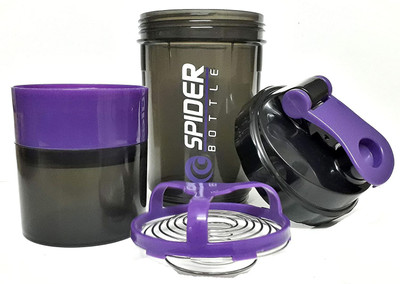 DOVEAZ 500 ml Plastic Shaker(Pack of 1, Purple)