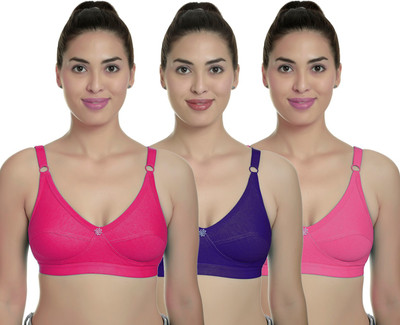 samvar R Cup Women Minimizer Non Padded Bra(Multicolor)