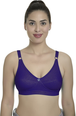 Arousy R Cup Women Minimizer Non Padded Bra(Dark Blue)