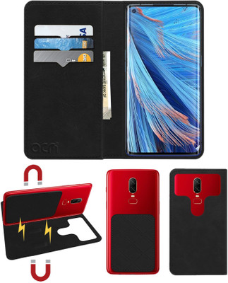 ACM Flip Cover for Oppo Find X2 Neo(Black, Cases with Holder, Pack of: 1)