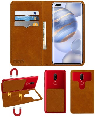 ACM Flip Cover for Honor 30 Pro+(Gold, Cases with Holder, Pack of: 1)