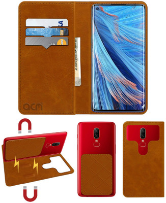 ACM Flip Cover for Oppo Find X2 Neo(Gold, Cases with Holder, Pack of: 1)