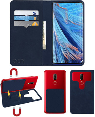 ACM Flip Cover for Oppo Find X2 Neo(Blue, Cases with Holder, Pack of: 1)
