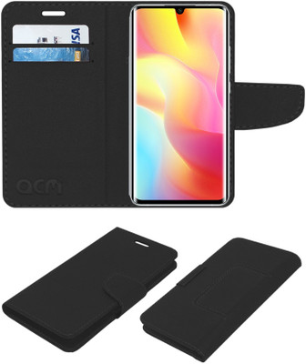 ACM Flip Cover for Mi Note 10 Lite(Black, Cases with Holder, Pack of: 1)