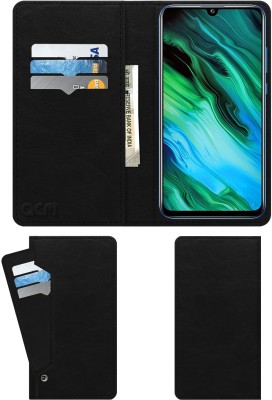 ACM Wallet Case Cover for Honor 20E(Black, Cases with Holder, Pack of: 1)