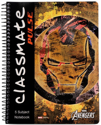 Classmate Pulse Regular Notebook Single Line 250 Pages(Multicolor)