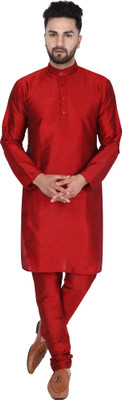 SKAVIJ Men Kurta Pyjama Set