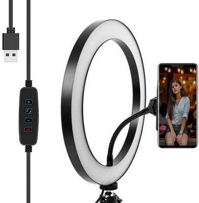 G2L NEW BRAND Big LED Selfie Ring Light Smartphone Capture Photo Video Musically Ring Flash(White)