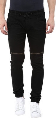 Urbano Fashion Jogger Fit Men Black Jeans