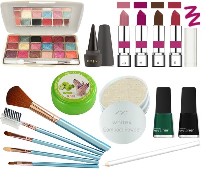 SNV Glowing Makeup Kit Of 16 Items 51502020A4(Pack of 16)