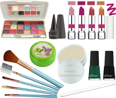 SNV Glowing Makeup Kit Of 16 Items 51502020A54(Pack of 16)
