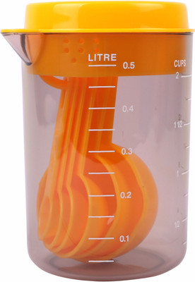CLASSY TOUCH 418-Yellow Measuring Cup Set(79 ml, 59 ml, 15 ml, 7.5 ml, 5 ml, 2.5 ml)