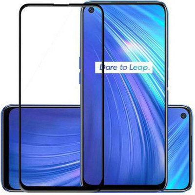 MOBIRUSH Edge To Edge Tempered Glass for Realme 6(Pack of 1)