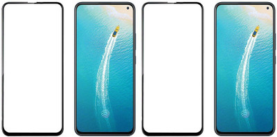 HOBBYTRONICS Edge To Edge Tempered Glass for Vivo V17(Pack of 2)