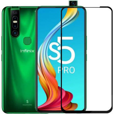 MOBIRUSH Edge To Edge Tempered Glass for Infinix S5 Pro(Pack of 1)