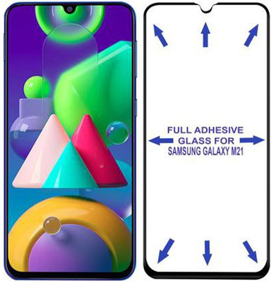 ZIVITE Edge To Edge Tempered Glass for Samsung Galaxy M21(Pack of 1)