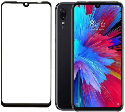 HOBBYTRONICS Edge To Edge Tempered Glass for Redmi Note 7S(Pack of 1)