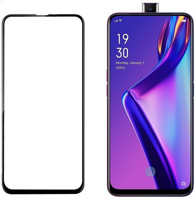 HOBBYTRONICS Edge To Edge Tempered Glass for OPPO K3(Pack of 1)
