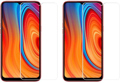 HOBBYTRONICS Tempered Glass Guard for Realme C3(Pack of 2)