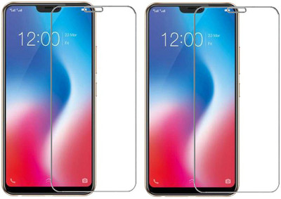 HOBBYTRONICS Tempered Glass Guard for Vivo V9(Pack of 2)