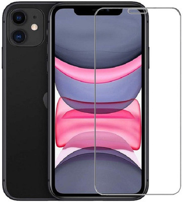 HOBBYTRONICS Tempered Glass Guard for Apple iPhone 11(Pack of 1)