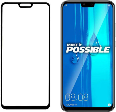 HOBBYTRONICS Tempered Glass Guard for Huawei Y9 2019(Pack of 1)