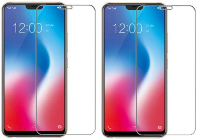 HOBBYTRONICS Tempered Glass Guard for Vivo V9(Pack of 2)