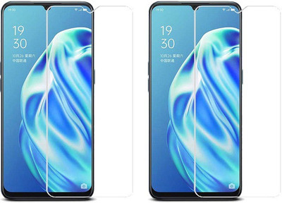 HOBBYTRONICS Tempered Glass Guard for Oppo A91(Pack of 2)