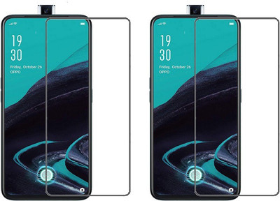 HOBBYTRONICS Tempered Glass Guard for Oppo Reno2 F(Pack of 2)