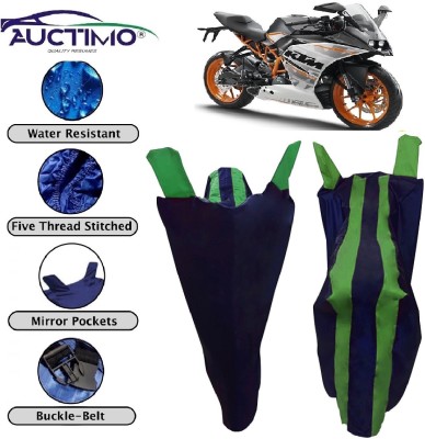 AUCTIMO Two Wheeler Cover for KTM(RC 390, Blue, Green)