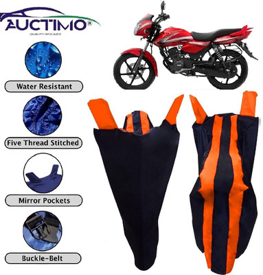 AUCTIMO Two Wheeler Cover for TVS(Phoenix 125, Blue, Orange)