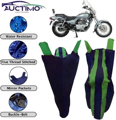 AUCTIMO Two Wheeler Cover for Bajaj(Avenger 220 DTS-i, Blue, Green)