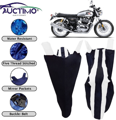 AUCTIMO Two Wheeler Cover for Royal Enfield(Interceptor 650, Multicolor)