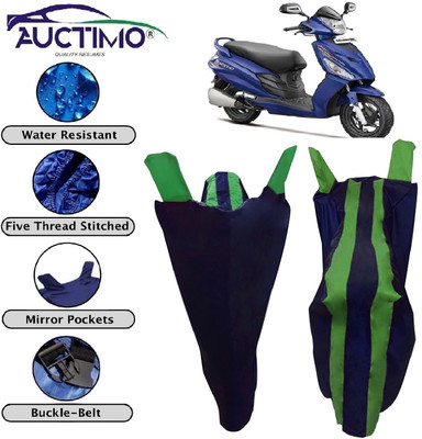 AUCTIMO Two Wheeler Cover for Hero(Maestro Edge, Blue, Green)