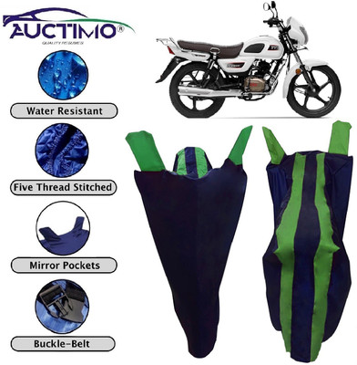 AUCTIMO Two Wheeler Cover for TVS(Radeon, Blue, Green)