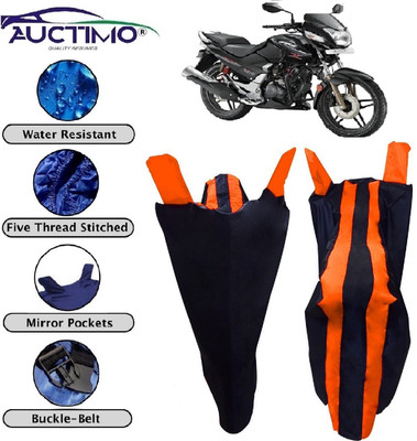 AUCTIMO Two Wheeler Cover for Honda(CBZ Extreme, Blue, Orange)