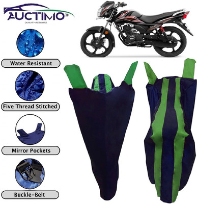 AUCTIMO Two Wheeler Cover for TVS(Victor New, Blue, Green)