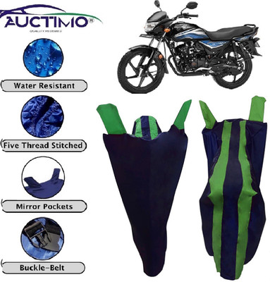 AUCTIMO Two Wheeler Cover for Honda(Dream Neo, Blue, Green)