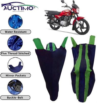 AUCTIMO Two Wheeler Cover for Bajaj(Boxer, Blue, Green)