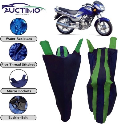 AUCTIMO Two Wheeler Cover for TVS(Victor GLX, Blue, Green)