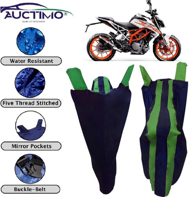 AUCTIMO Two Wheeler Cover for KTM(Duke 390, Green)