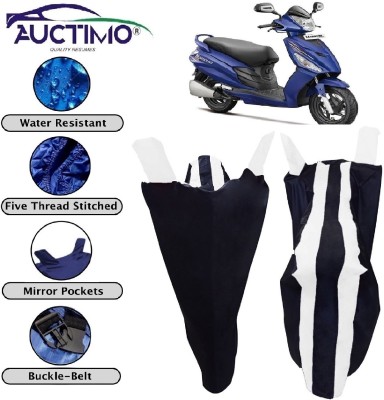 AUCTIMO Two Wheeler Cover for Hero(Maestro Edge, White, Blue)