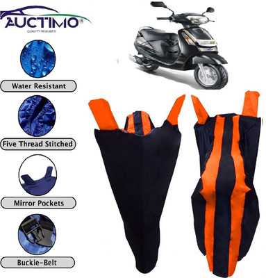 AUCTIMO Two Wheeler Cover for Mahindra(Duro DZ, Orange, Blue)