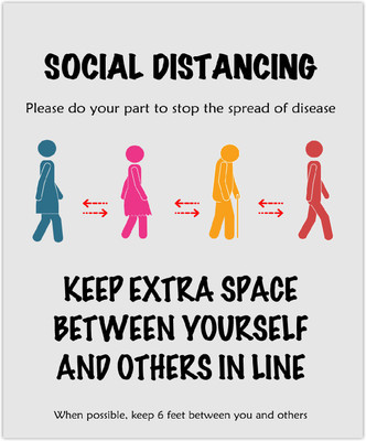 DECOR Production SOCIAL DISTANCING_05 Emergency Sign