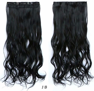 Blushia Beautiful Looks Premium Quality Wavy 5 Clip In Hair Extension