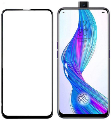 HOBBYTRONICS Edge To Edge Tempered Glass for Realme X(Pack of 1)