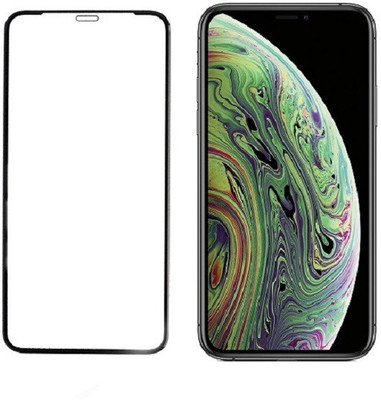 HOBBYTRONICS Edge To Edge Tempered Glass for Apple iPhone XS(Pack of 1)