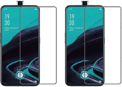 HOBBYTRONICS Tempered Glass Guard for Oppo Reno2 F(Pack of 2)