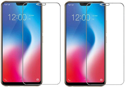 HOBBYTRONICS Tempered Glass Guard for Vivo V9(Pack of 2)